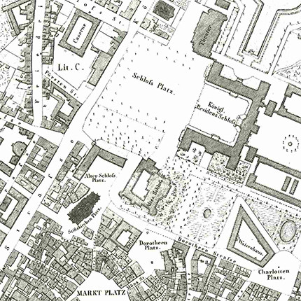 Historische Flurkarte Stuttgart 1827/28 1:5 000