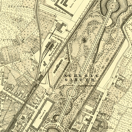 Plan der Stadt Stuttgart 1855