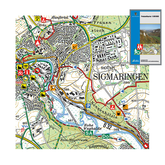 Frei­zeit­karten 1:50 000