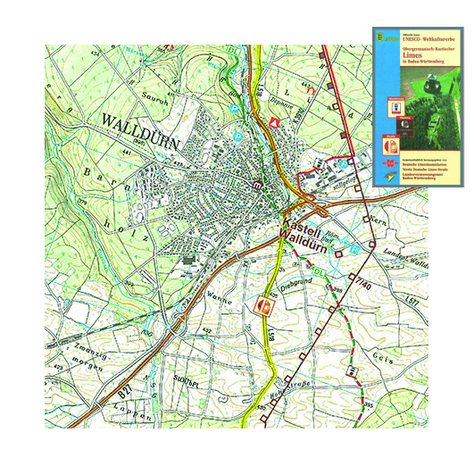 Limeskarten 1:50 000