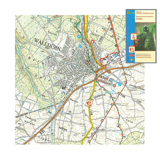 Limeskarten 1:50 000