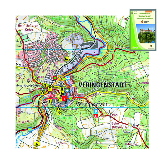 Wander­karten 1:25 000