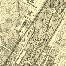 Plan der Stadt Stuttgart 1855