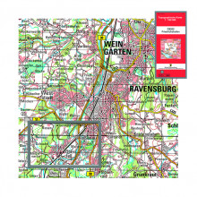 Topographische Karten 1:100 000, plano