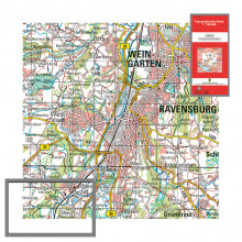 Topographische Karten 1:100 000, plano