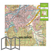 Topographische Karten 1:25 000, gefaltet