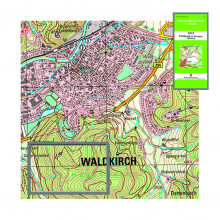 Topographische Karten 1:25 000, plano