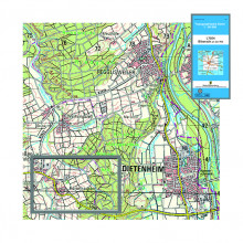 Topographische Karten 1:50 000, plano